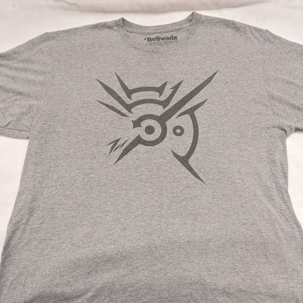 Bethesda Dishonored Logo Grey XL T-shirt